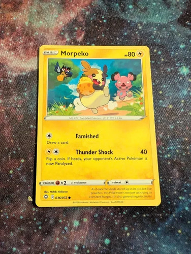 Pokémon tcg morpeko 72 - tcg,