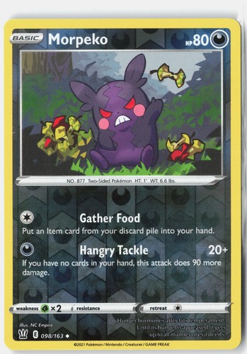 Morpeko reverse holo uncommon - reverse,