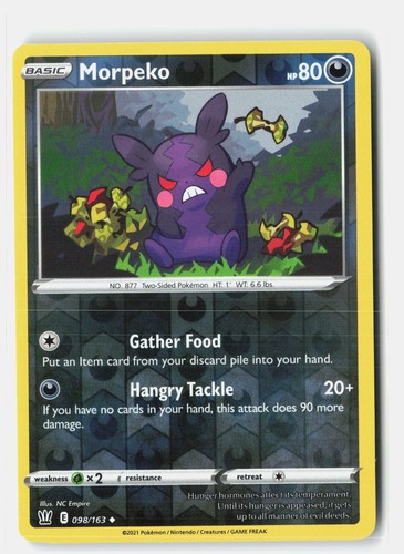 Morpeko uncommon reverse holo - morpeko,