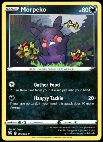 Morpeko 098 163 battle - 098/163, styles