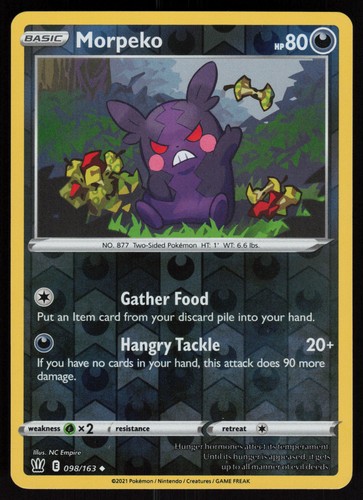 Morpeko reverse holo - reverse, uncommon