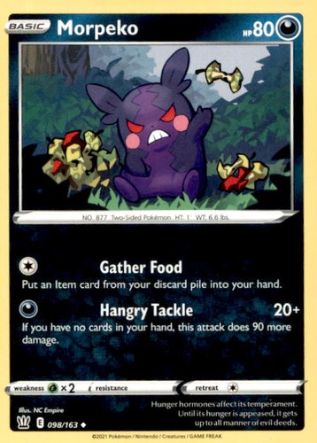Morpeko uncommon swsh05 - morpeko,