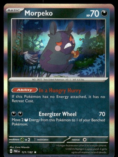 Morpeko 121 182 holo - morpeko,