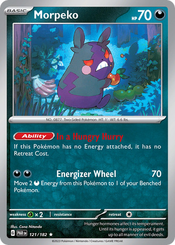 Morpeko pokemon holo rare - morpeko,