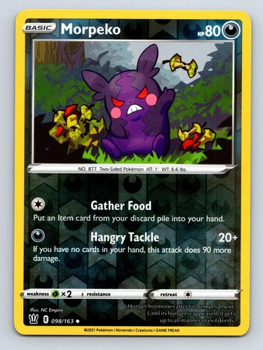 Morpeko 098 163 battle - morpeko, styles