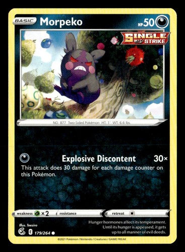 Pokemon morpeko 179 264 - morpeko, #179/264