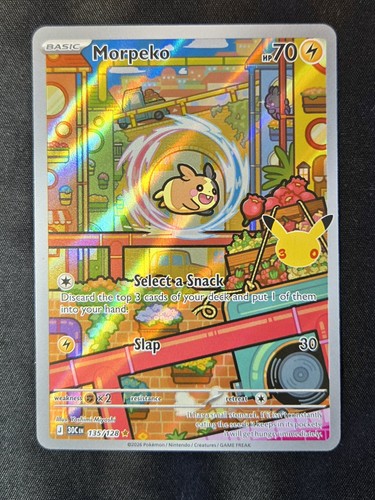 Morpeko 135 128 illustration - morpeko,