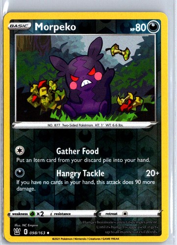 Morpeko uncommon 098 - morpeko, 098/163