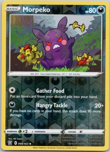 Morpeko 098 163 battle - 098/163,