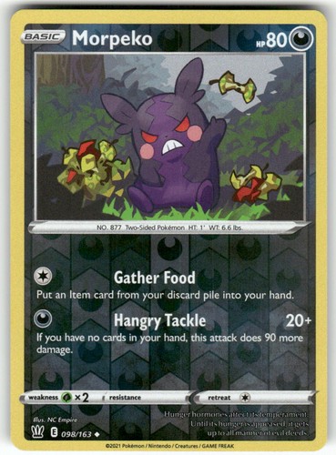 Morpeko reverse holo uncommon - holo,