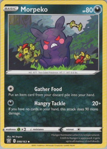 Morpeko uncommon swsh05 - morpeko,
