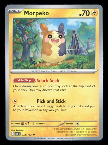 Morpeko pokemon - •, •