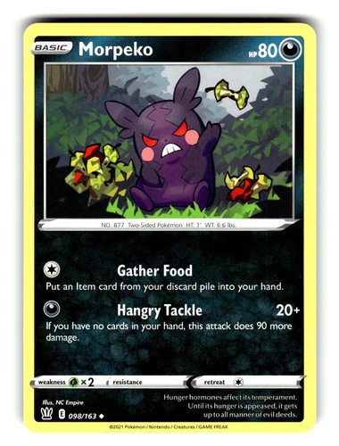 Pokemon morpeko 098 163 - pokemon, 098/163