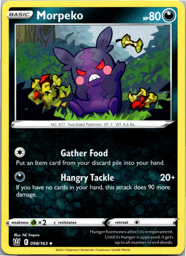 Morpeko uncommon swsh05 - morpeko,
