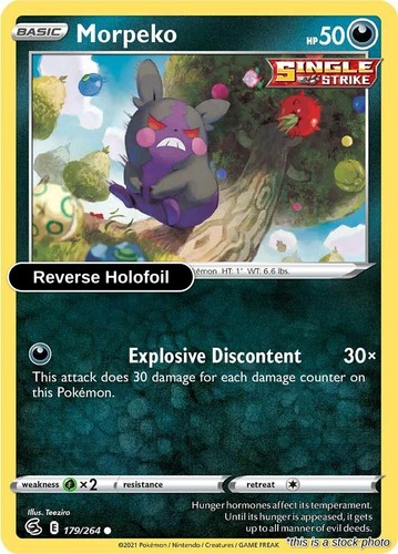 Morpeko reverse holofoil - (179),