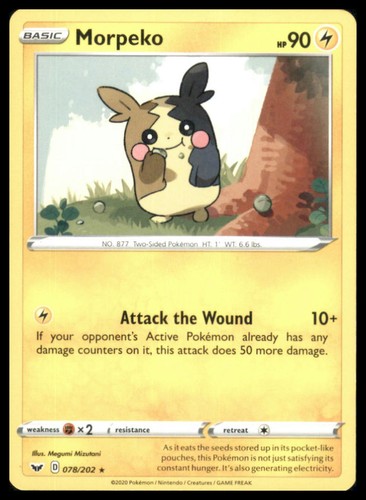 Morpeko rare swsh01 sword - rare, &