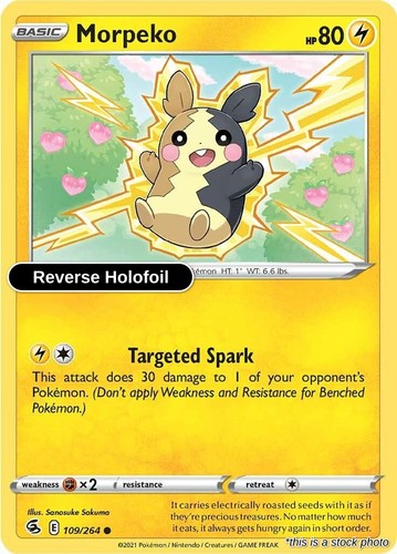 Morpeko reverse holofoil - morpeko,