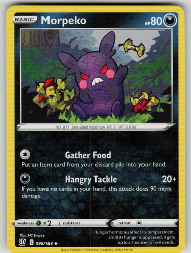 Morpeko 098 163 battle - 098/163, uc
