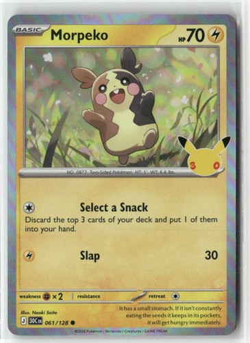 Morpeko holofoil 30c - morpeko,