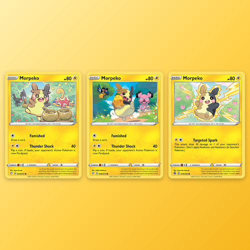 Morpeko card set shining - morpeko,,