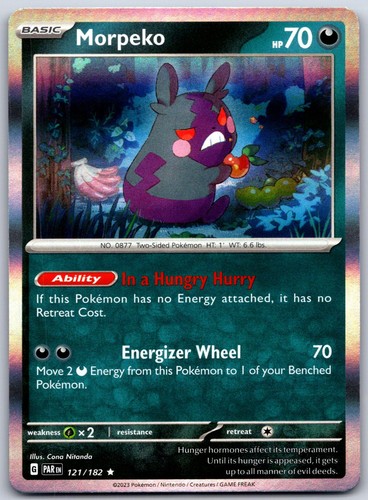 Morpeko 121 holo paradox - morpeko,