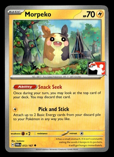 Pokemon morpeko 072 167 - pokemon, tcg