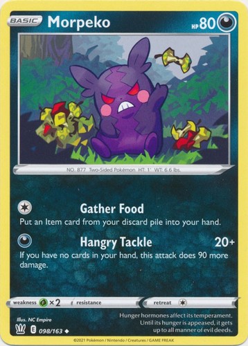 Morpeko uncommon 2021 - morpeko,