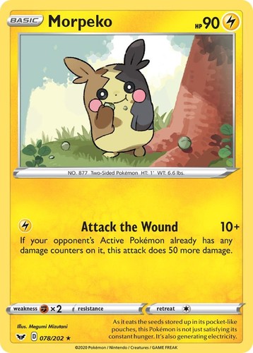 Pokemon morpeko swsh01 sword - pokemon,