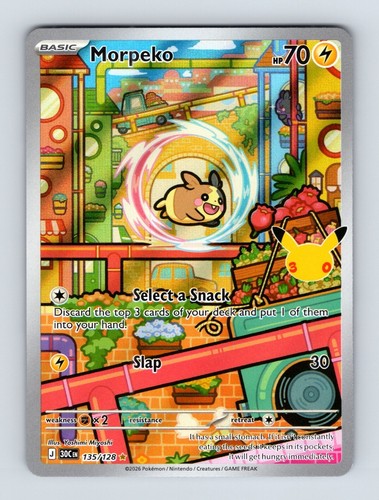 Pokemon tcg morpeko - tcg, 135/128