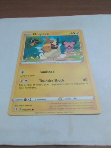 Morpeko pokemon - morpeko, 36/72