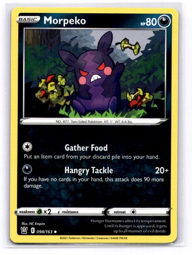 Morpeko 098 163 - swsh05:, battle