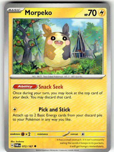 2024 pokemon twm morpeko - pokemon,